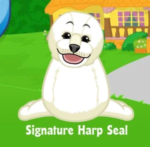 Webkinz Classic Signature Harp Seal Code Only - Picture 1 of 1