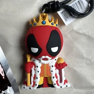 Monogram Int Marvel Deadpool Figural Bag Clip Keychain Series 6 KING Figure NEW - Picture 1 of 11