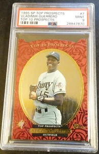 1995 Vladimir Guerrero SP TOP PROSPECTOS troquelado top 10 novato #7 PSA 9 - Imagen 1 de 2