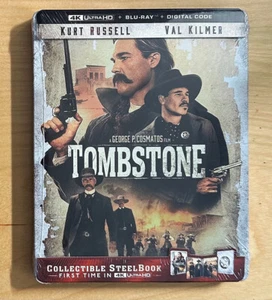 Tombstone 4K UHD + Blu-ray + Digital Code Limited Edition Steelbook - Picture 1 of 2