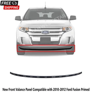 New Front Valance Panel Compatible with 2010-2012 Ford Fusion Primed - Picture 1 of 4