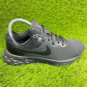 Nike Revolution 6 Next Nature Mujer Talla 7 Triple Negro Zapatos para Correr Tenis - Imagen 1 de 10