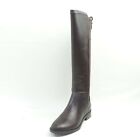 Marc Fisher Leather Tall Shaft Boots Shiane Brown Leather