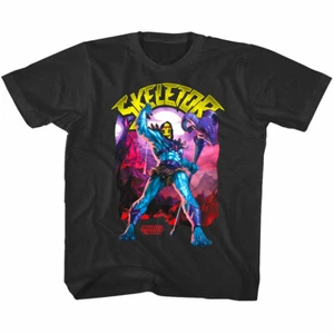 Masters of the Universe Skeletor Evil Overlord Kids T Shirt Villain Boys Girls - Picture 1 of 4