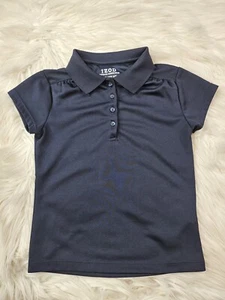 IZOD Polo Approved Schoolwear Uniform Shirt Navy Blue Girls  XXS (4/5) - Picture 1 of 5