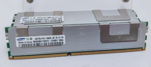 4x4GB - Samsung M393B5170EH1-CH9 4GB 2RX4 PC3 10600R DDR3 ECC Ram - Mac Pro 5'1 - Picture 1 of 3