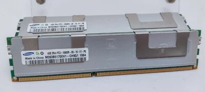 4x4GB - Samsung M393B5170EH1-CH9 4GB 2RX4 PC3 10600R DDR3 ECC Ram - Mac Pro 5'1 - Image 1 of 3