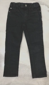 Cat & Jack Boys Jean Black Skinny Denim Stretch Adjustable Waist 5 Years - Picture 1 of 6
