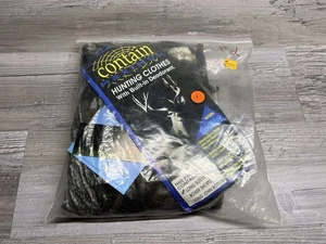 Contain Hunting Shirt Coolmax Camo Long Sleeve Size L NIP Built in Deodorant #2 - Picture 1 of 11