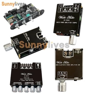 Placa amplificador de potencia Bluetooth mono/amplificador de doble canal ZK-1001U ZK-1001B ZK-MT21 - Imagen 1 de 67