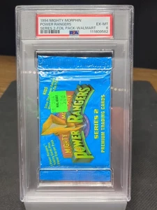 PSA 6 Graded PACK -- POWER RANGERS PACKS TRADING CARDS SERIES 2 WALMART STICKER ⚡ - Bild 1 von 2