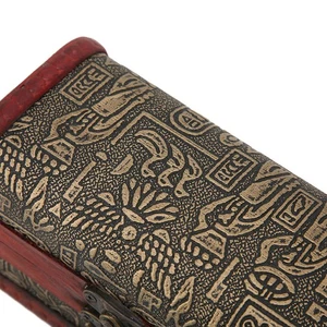 Scrigno del tesoro in legno stile retrò piccolo portatile squisito resistente largo - Foto 1 di 23