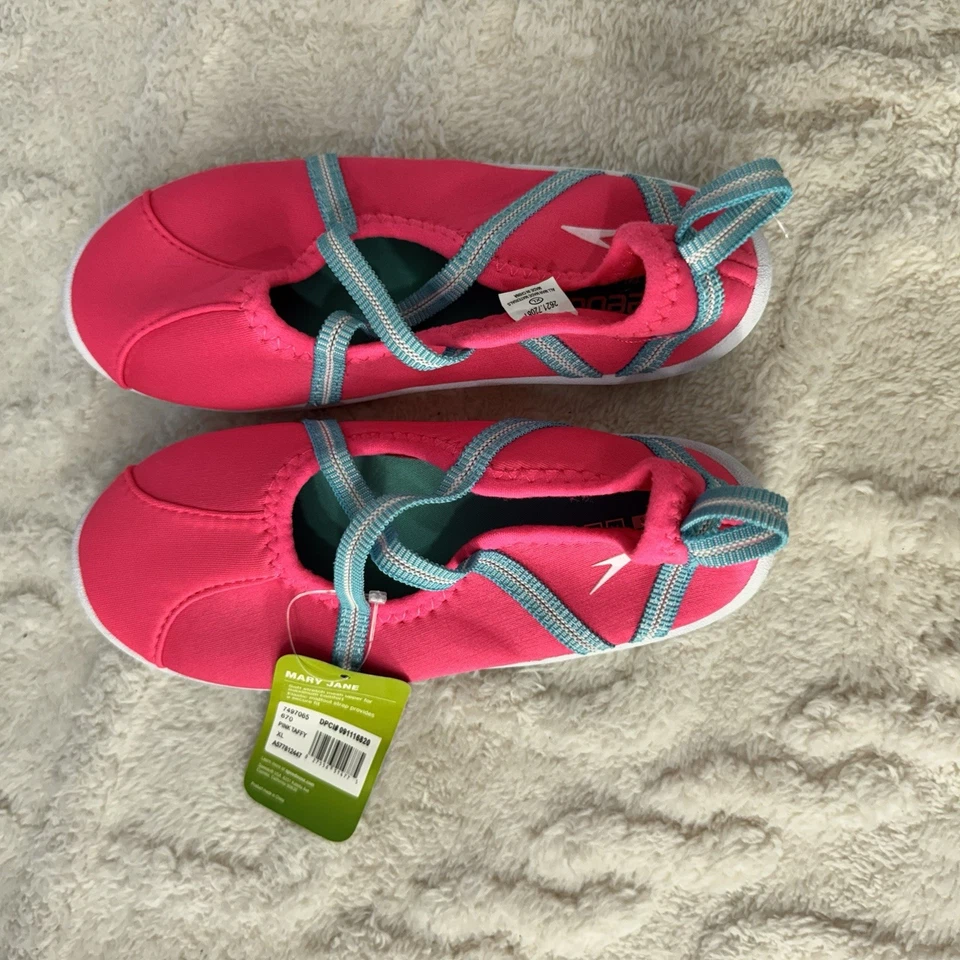 Speedo Toddler Girls' Mary Jane Water Shoes - Taffy L