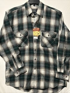 Moose Creek Flannel NWT Workwear Size M Oversized Grunge 90’s Vintage Plaid - Picture 1 of 10