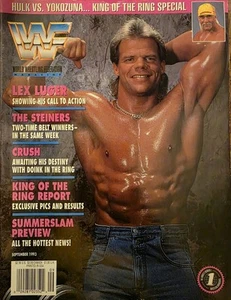 WWF Magazine September 1993 Lex Luger **Has Poster** B - Picture 1 of 19