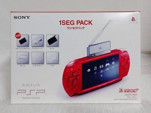 Sony PSP-2000 Deep Red Konsole One Seg Pack ungeöffnet limitiertes Modell - Bild 1 von 10