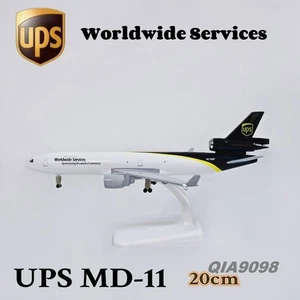 New About 20cm Length UPS Worldwide Services MD-11 Aircraft Diecast Metal Model - Picture 1 of 2