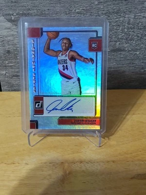 2022-23 Panini Donruss Signature Series Jabari Walker #SS-JWL Rookie Auto RC - Image 1 of 2
