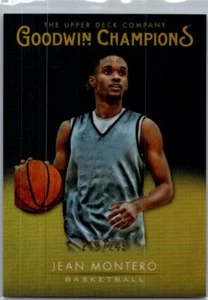 2021 Upper Deck Goodwin Champions #9 Jean Montero Platinum Black & Gold #/249 - Picture 1 of 2
