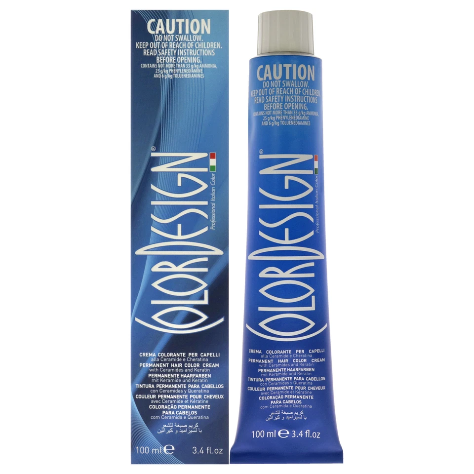 Color de cabello permanente - 8,3 8G rubio dorado claro por ColorDesign - 3,4 oz Foto 1 de 1