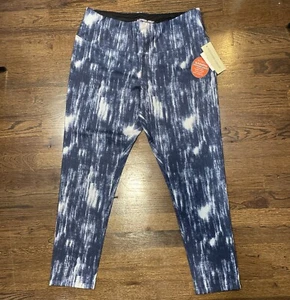 Navy Tie-Dye Tummy Control Shapewear Leggings Sz XL *New* - Picture 1 of 5