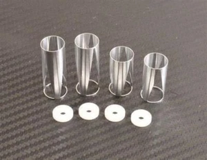 Inserto de amortiguador Absima y placa de pistón v/h (2 uds.) 14 mm Big Bore vapores - Imagen 1 de 2