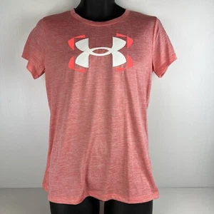 Under Armour Graphic T-Shirt Mens M Orange/White 47/68 - Picture 1 of 7