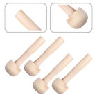  4 Pcs Printing Ink Roller Art Craft Oil Painting Tool Engraving Wooden