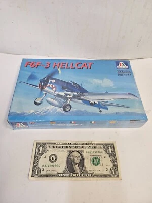 Italeri 1/72nd Scale F6F-3 Hellcat Model Airplane Kit No. 1213 - NEW SEALED - Image 1 of 2