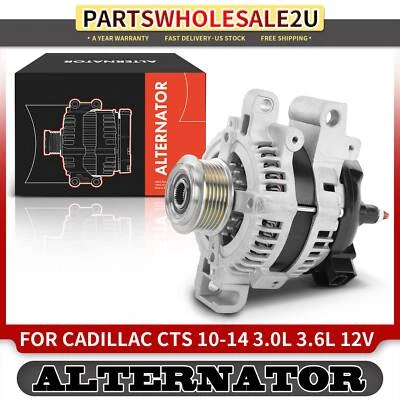 Генератор переменного тока для Cadillac CTS 2010-2014 V6 3,0 л 3,6 л 12 В 140 А CW 6-канавочный шкив - Изображение 1 из 4