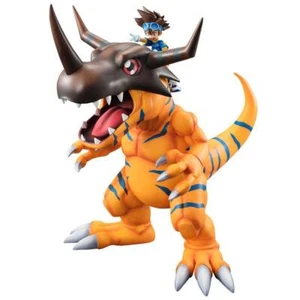Digimon Adventure G.e.m. Series Pvc Statua Greymon & Taichi 25 Cm Megahouse - Imagen 1 de 1