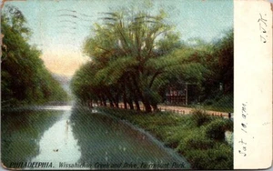 WISSAHICKON CREEK and Drive FAIRMOUNT PARK Philadelphia, PA c1906 UDB Postcard - Picture 1 of 2