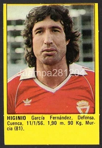 HIGINIO - REAL MURCIA 1983-84 CROMO SUPER FUTBOL 84 ROLLAN NUNCA PEGADO - Bild 1 von 2