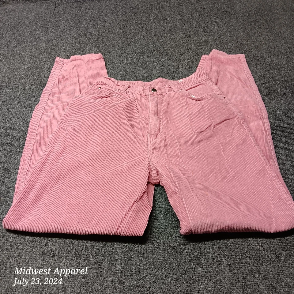 Vintage Gitano Corduroy Pants Women 11 / 12 Pink Straight Leg Casual Ladies - Image 1 of 4