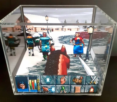 The Elder Scrolls Daggerfall - 3D Cube Handmade Diorama - VideoGames - Shadowbox - Image 1 of 3