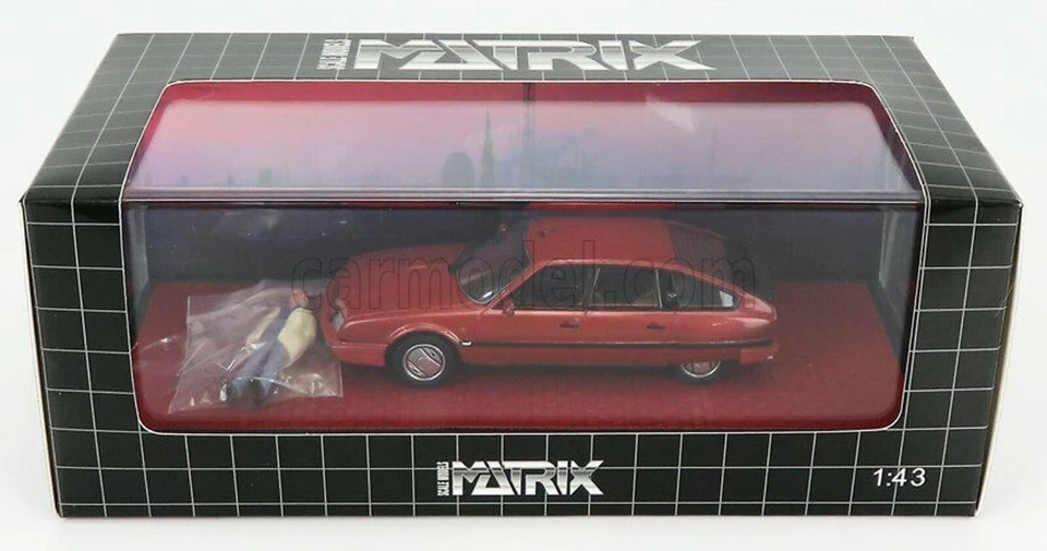 Citroen Cx 25 Gti Turbo II Red Horst S Duisburg Matrix MX40304-112 1:43 2 - Immagine 1 di 4