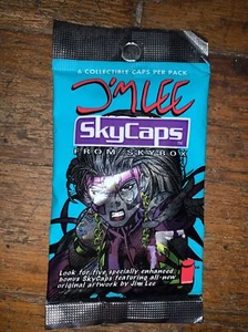 Jim Lee SkyCaps Pogs Colección Paquete Sellado Gorras de Leche Pog - Imagen 1 de 2