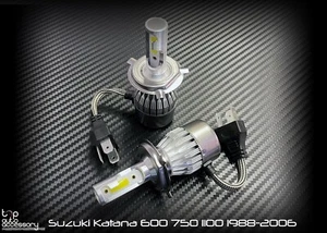 LED Kit H4 Headlight Lights Bulbs Hyper HID for Suzuki Katana 600 750 1100 88-06 - Picture 1 of 3