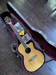 Wechter NV-5413CE Nashville Tuned Hi Strung Parlor Guitar w/ OHSC, SOLID CEDAR - Picture 1 of 20