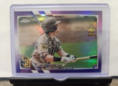 2021 Topps Chrome Update Purple Refractor RC Debut Jake Cronenworth RC USC25 34A - Image 1 of 2