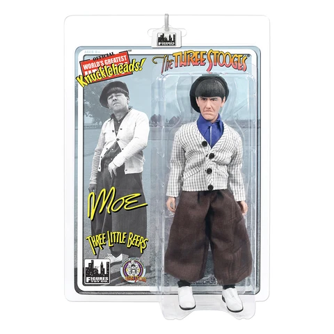 The Three Stooges Retro Style 8 Inch Action Figures: Three Little Beers Moe Cover
