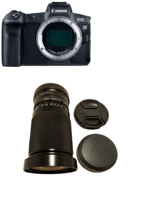 Canon EOS R-mount adapted VIVITAR 28-210 mm F/3.5-5.6 Telephoto Zoom Lens - Image 1 of 4