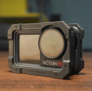 Fatbear Shockproof Housing Case With Front Cover for DJI Osmo Action 3/ 4/ 5 Pro - Picture 1 of 17