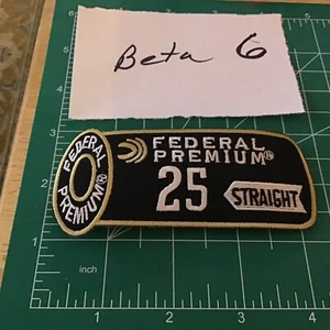 Federal Premium 25 Straight Cloth Patch - Picture 1 of 6