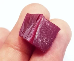 Loose Gemstone Natural Red Blood Ruby Rough 20.20 Ct Certified With Free Gift - Picture 1 of 6