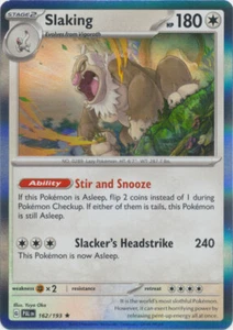 x1 Slaking - 162/193 - Holo Rare Pokemon SV02 Paldea Evolved M/NM - Picture 1 of 1