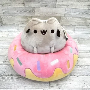 Neu mit Etikett Pusheen Katze Donut Floatie Plüsch von Gund 2022 - Bild 1 von 9