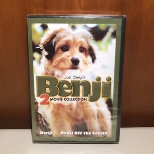 Benji DVD 2 Movie Collection: Benji (1974) & Benji Off the Leash (2004) NEW - Picture 1 of 2