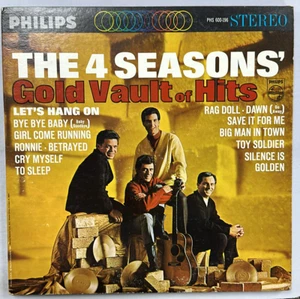 Vtg The 4 Seasons' Gold Vault of Hits Vinyl LP Stereo Album Philips PHS (B117) - Picture 1 of 6