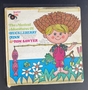 1969 “The Musical Adventure of Huckleberry Finn & Tom Sawyer” Childrens Vinyl LP - Imagen 1 de 13